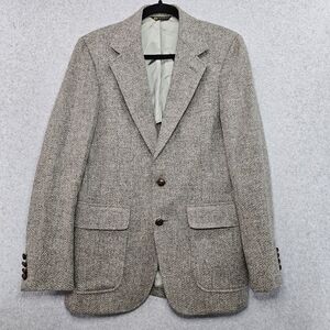 Vintage Van Julian Men's Wool Blazer Sport Coat Multi Colored Weave